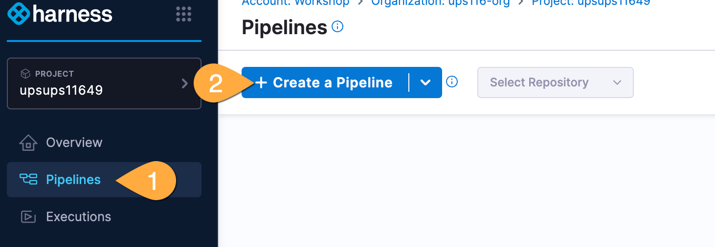 create pipeline